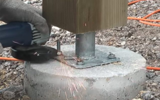 Découpe des tiges filetées